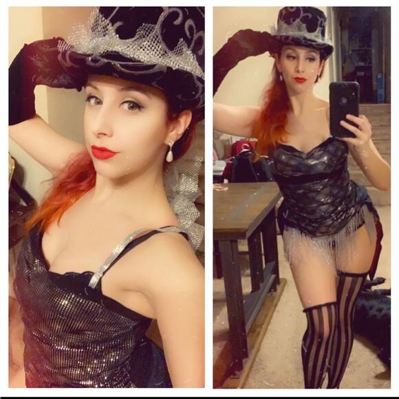 Diamond Dogs Moulin Rouge cosplay black/silver - Picture 1 of 8